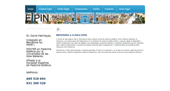 Desktop Screenshot of clinicaespin.com